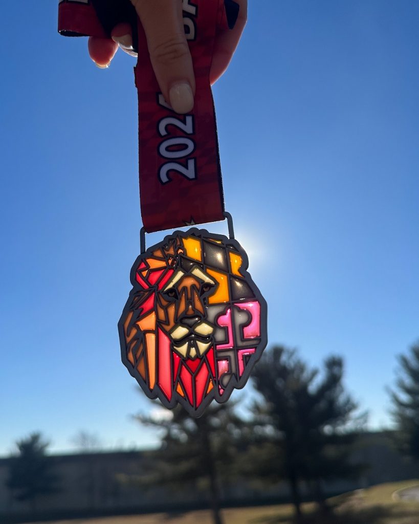 The 2024 Medal Doubles as a Suncatcher! Baltimore 10 Miler