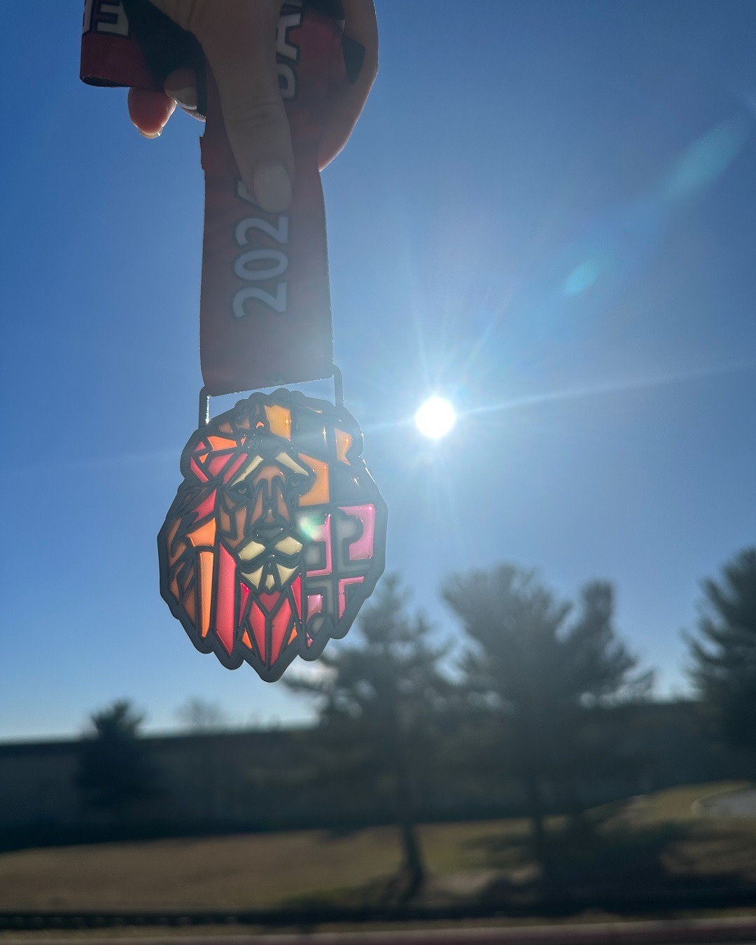 The 2024 Medal Doubles as a Suncatcher! Baltimore 10 Miler